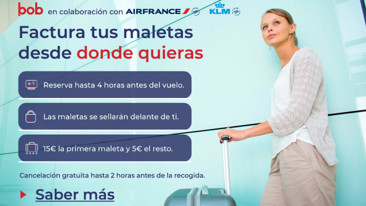 Air France y KLM ofrecen en España un nuevo de recogida de maletas - Turismo